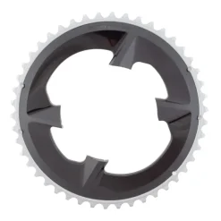 SRAM Rival 2x12-Speed Outer Chainring - 46t 107 BCD BLK For use 33t Inner