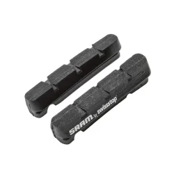 SRAM Road Brake Pad Inserts Black for Alloy Rims by SwissStop Pair