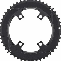 SRAM Road 110mm Asymmetrical Chainring Teeth: 50 Speed: 11 BCD: 110 Bolts: 4 Outer Aluminum Black