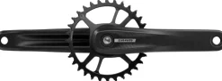 SRAM S100 Eagle Crankset - 155mm 32t Steel Chainring Aluminum Crankarms For Powerspine Bottom Bracket BLK 49mm Chainline B1
