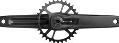 SRAM S200 Eagle Fatbike Crankset - 170mm 30t Steel -4mm Offset Chainring Aluminum Crankarms DUB Spindle BLK 76.5mm Chainline B1