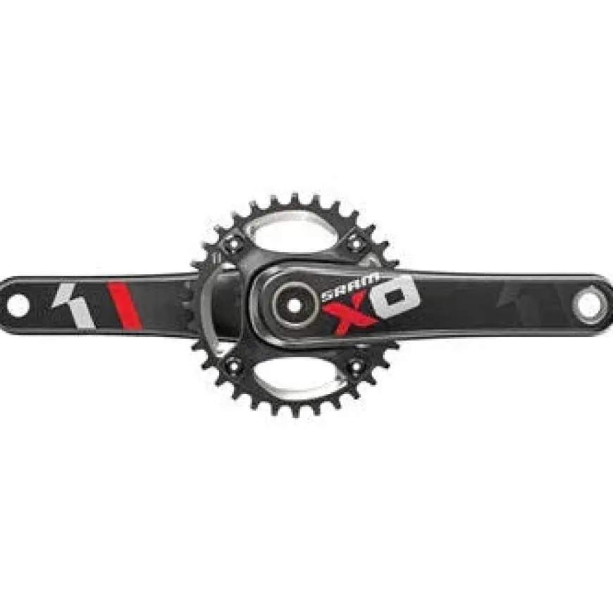 SRAM X01 All Downhill Bicycle Crankset - 170mm, 10/11-Speed, 34t, Direct Mount, DUB Spindle Interface, B1
