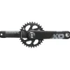 SRAM X01 All Downhill Crankset - 165mm 10/11-Speed 34t Direct Mount DUB Spindle Interface For 83mm BSA 104.5/107 PressFit BLK