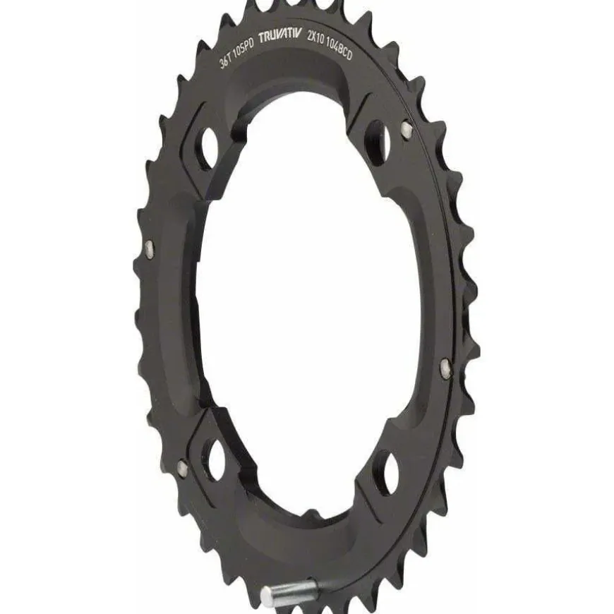 SRAM X0 and X9 36T 104mm BCD 10 Speed GXP Chainring with Long Over-shift Pin, Use with 22T