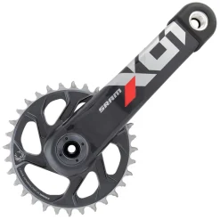 SRAM X01 Eagle DUB C3 Crankset Speed: 11/12 Spindle: 28.99mm BCD: Direct Mount 32 DUB 175mm Red MTB