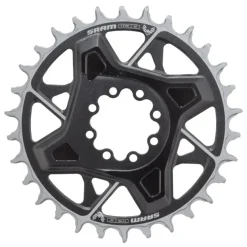 SRAM X0 Eagle T-Type Direct Mount Chainring - 30t 12-Speed 8-Bolt Direct Mount 3mm Offset Aluminum BLK D1
