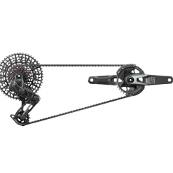 SRAM X0 T-Type Eagle V2 AXS Groupset 165mm Black