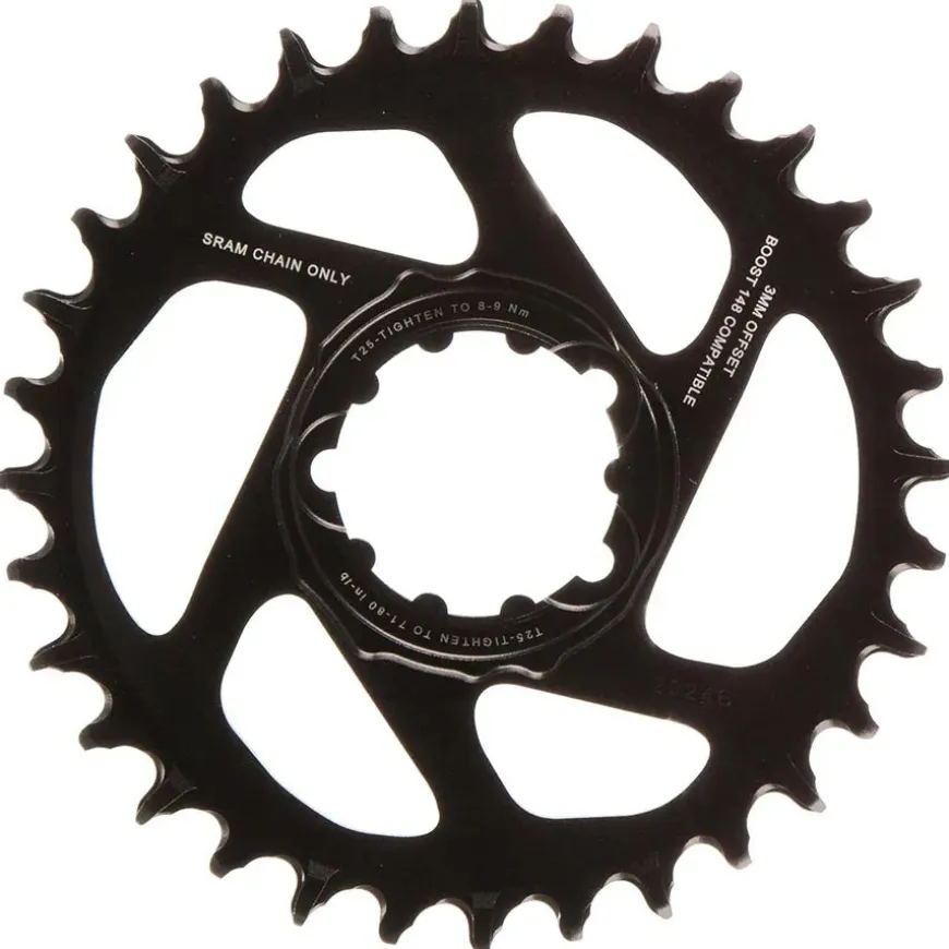 SRAM X-Sync 2 Eagle SL Direct Mount Chainring 32T Boost 3mm Offset BLK Gray Logo