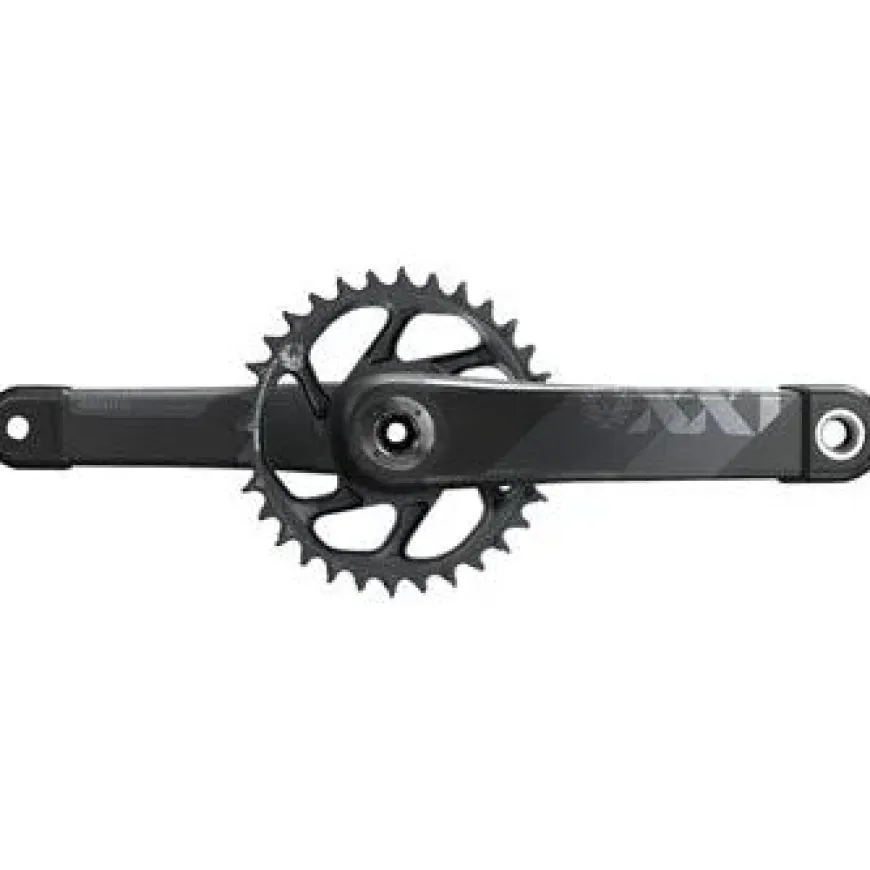 SRAM XX1 Eagle AXS Boost Bicycle Crankset - 175mm, 12-Speed, 34t, Direct Mount, DUB Spindle Interface, Gray