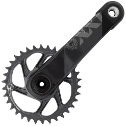 SRAM XX1 Eagle DUB Crankset Speed: 11/12 Spindle: 28.99mm BCD: Direct Mount 34 DUB 175mm Grey MTB