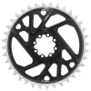 SRAM XX Eagle T-Type Direct Mount Chainring - 36t 12-Speed 8-Bolt Direct Mount 3mm Offset Aluminum BLK D1