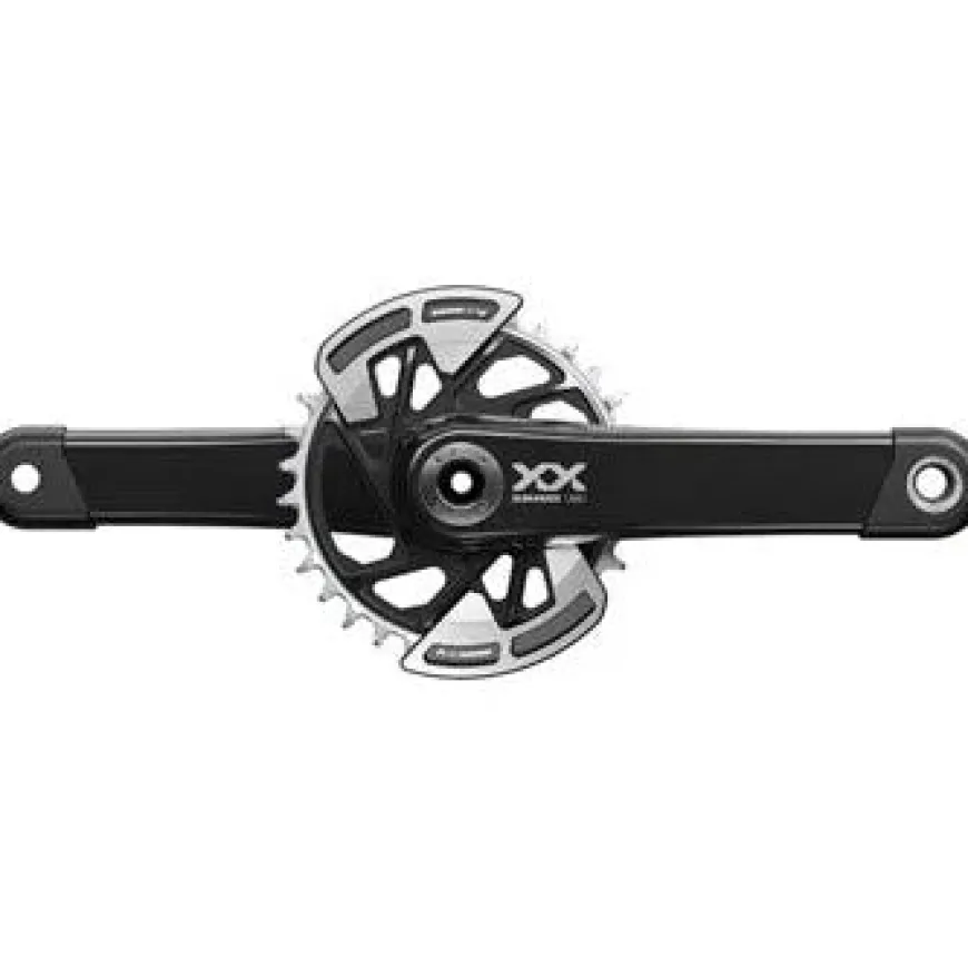 SRAM XX Eagle T-Type Wide Bicycle Crankset - 175mm, 12-Speed, 32t Chainring, Direct Mount, 2-Guards, DUB Spindle Interface