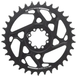 SRAM XX SL Eagle T-Type Direct Mount Chainring - 34t 12-Speed 8-Bolt Direct Mount 0mm Offset Aluminum BLK/Silver D1
