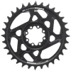SRAM XX SL Eagle T-Type Direct Mount Chainring - 32t 12-Speed 8-Bolt Direct Mount 3mm Offset Aluminum BLK/Silver D1