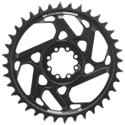 SRAM XX SL Eagle T-Type Direct Mount Chainring - 36t 12-Speed 8-Bolt Direct Mount 3mm Offset Aluminum BLK/Silver D1
