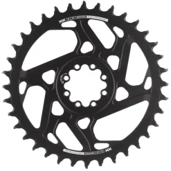 SRAM XX SL Eagle T-Type Direct Mount Chainring - 36t 12-Speed 8-Bolt Direct Mount 0mm Offset Aluminum BLK/Silver D1