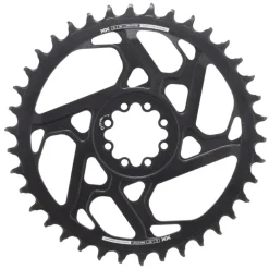 SRAM XX SL Eagle T-Type Direct Mount Chainring - 38t 12-Speed 8-Bolt Direct Mount 0mm Offset Aluminum BLK/Silver D1