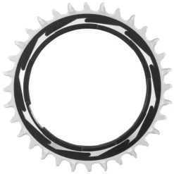 SRAM XX SL Eagle T-Type Thread Mount Chainring - 32t 12-Speed Thread Mount For XX SL PM Spider 3mm Offset Aluminum BLK/Silver