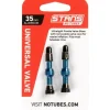 Stan's No Tubes Stans Alloy Valve Stems - 35mm Pair Blue