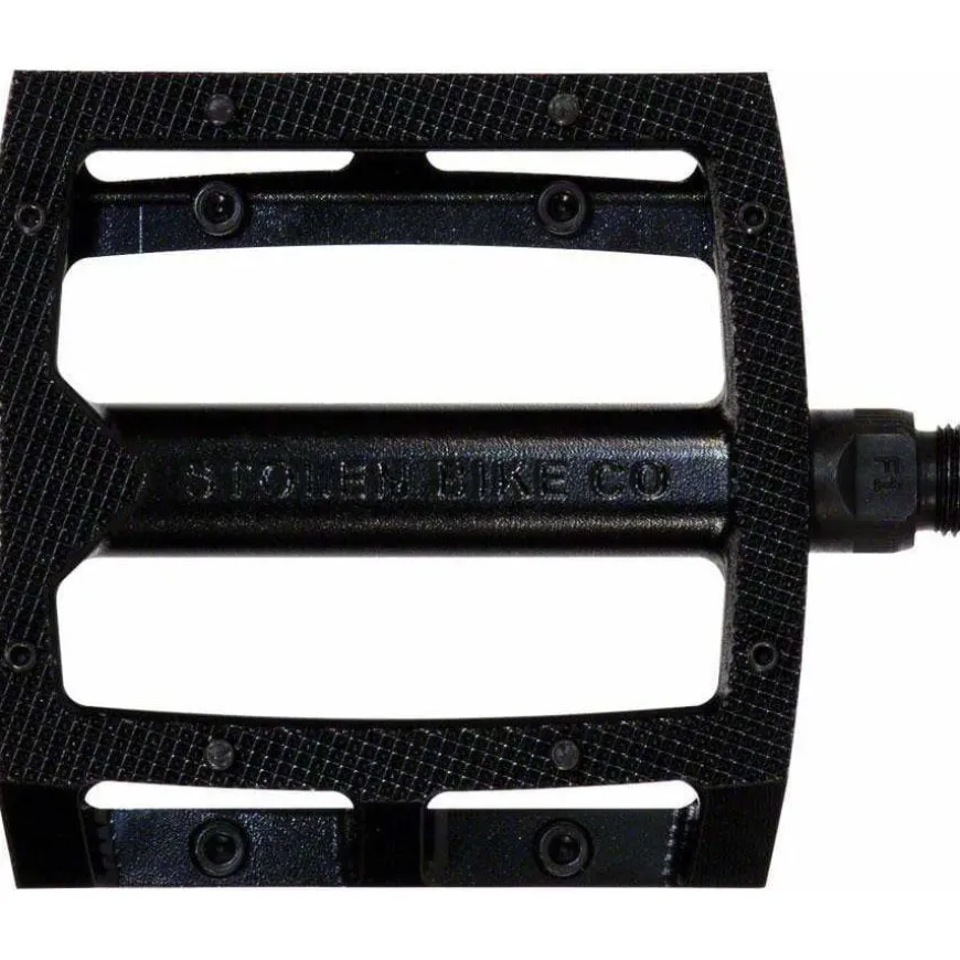 Stolen Throttle Pedals - Platform Aluminum 9/16" Black