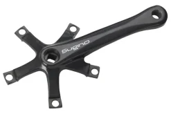 Sugino RD2 Crank Arm Set - 175mm Single Speed 130 BCD Square Taper JIS Spindle Interface BLK