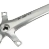 Sugino XD600 Tandem Crank Arm - 170mm Left Front Rear 110 BCD Square Taper JIS Spindle Interface Silver