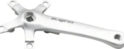 Sugino XD600 Tandem Crank Arm - 170mm Right Rear 110/74 BCD Square Taper JIS Spindle Interface Silver