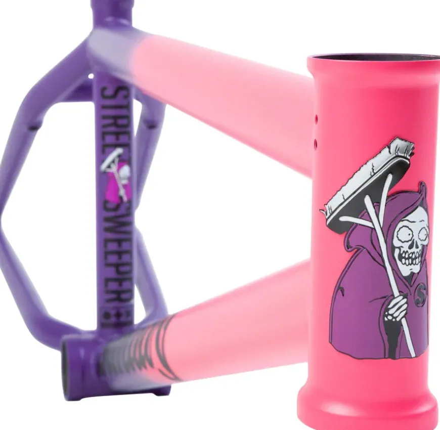 Sunday Street Sweeper BMX Frame - 20.75" TT Pink/Purple