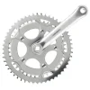 Sunlite Alloy Double 170x52/42 122 SQR JIS crankset silver