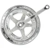 Sunlite Steel Double 170x52/40 122 SQR JIS crankset silver
