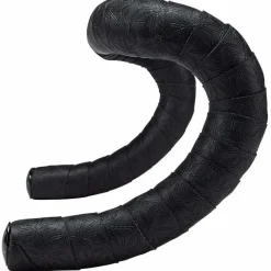 Supacaz Super Sticky Kush Classic Bar Tape: Black with Ano Black Plugs