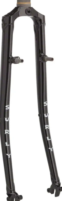 Surly Long Haul Trucker Fork 700c w/ Logo Crown Blacktacular