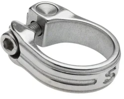 Surly Stainless Seatpost Clamp - 33.1mm Bolt-On Silver