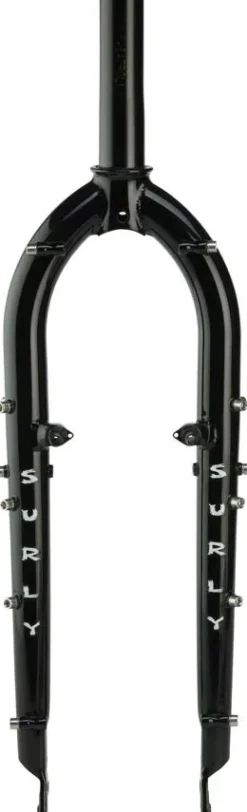 Surly Troll Fork: 26" QR 1-1/8" Straight Steerer Black
