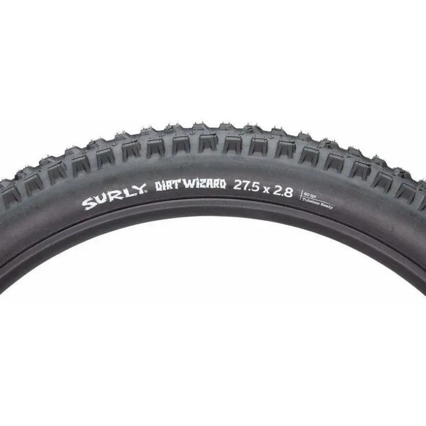 Surly Dirt Wizard Tire - 27.5 x 2.8 Tubless Folding Black 60tpi