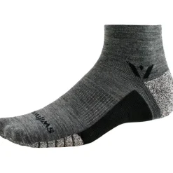 Swiftwick Flite XT Trail Two Bike Socks - Gray