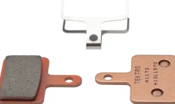 Tektro A11TS Disc Brake Pad - Sintered Steel Backed For Use With 2-Piston Calipers