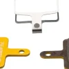 Tektro A10YS Disc Brake Pad - Metal/Ceramic Compound For Use With 2-Piston Calipers YLW