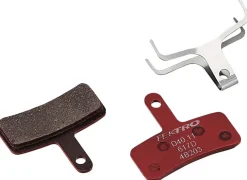 Tektro D40.11 Disc Brake Pad - Metal/Ceramic Compound For Use Dorado HD-E710 Disc Brakes Red