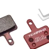 Tektro P21.11 Disc Brake Pads - Resin 5mm Thickness For Use With 2- Piston Caliper Red