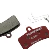 Tektro Q10RS Disc Brake Pad - Resin For Use With 4-Piston Calipers Red