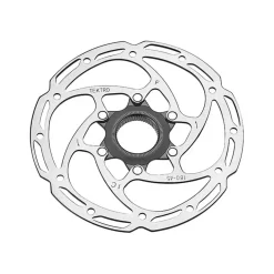 Tektro TR180-45 Disc Brake Rotor - 180mm Center-Lock 2.3mm Thickness Silver