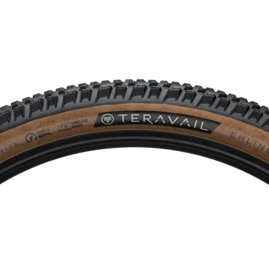 Teravail Ehline Tire - 29 x 2.5 Tubeless Folding Tan Durable Fast Compound