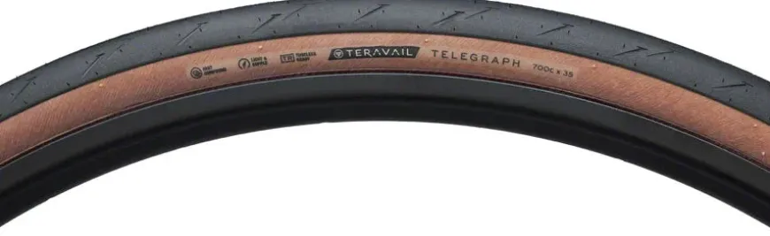 Teravail Telegraph Tan Light and Supple Tire - 700 x 40c