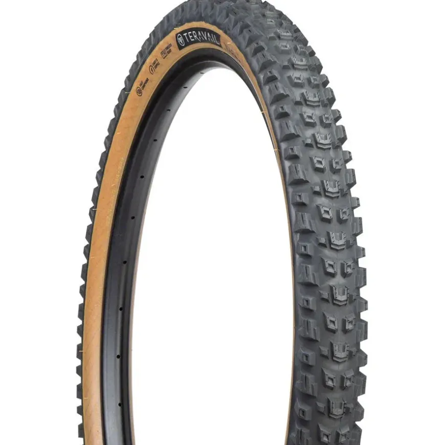 Teravail Warwick Tire - 27.5 x 2.5 Tubeless Folding Tan Light Supple Fast Compound