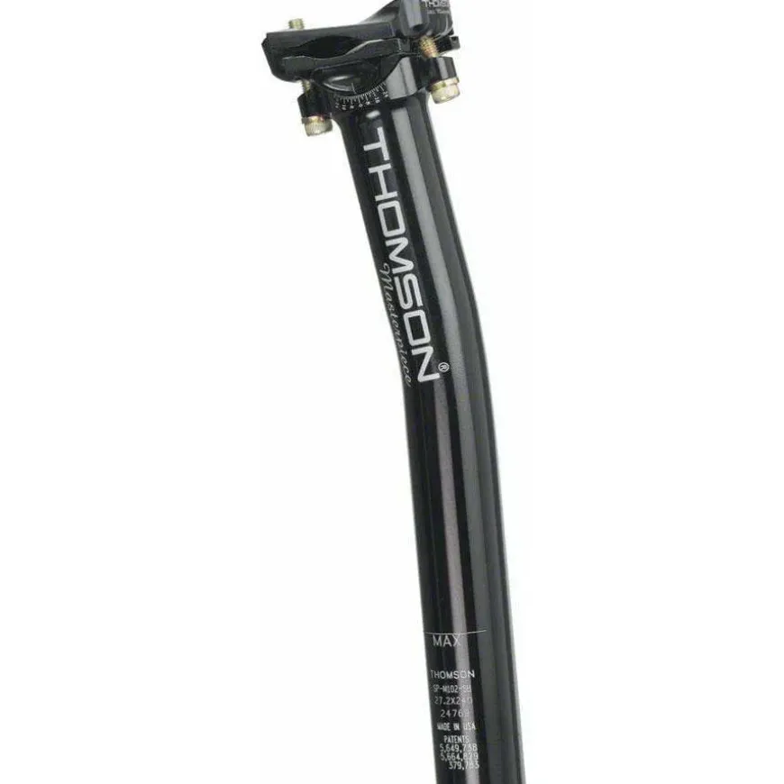 Thomson Masterpiece Setback Seatpost: 27.2 x 330mm - Black
