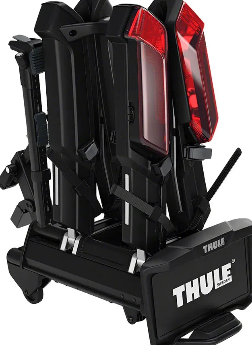 Thule Epos Platform Hitch Bike Rack With Lamp Kit - 2-Bike 1-1/4" 2" Receiver BLK