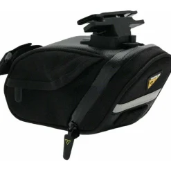 Topeak Aero Wedge DX Seat Bag - QuickClick Medium Black