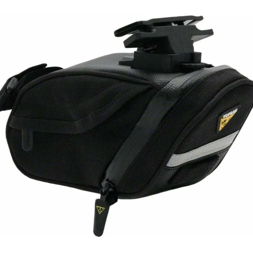Topeak Aero Wedge DX Seat Bag - QuickClick Medium Black