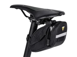 Topeak Aero Wedge DX Seat Bag - QuickClick Medium Black